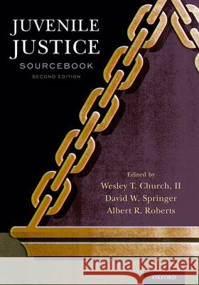 Juvenile Justice Sourcebook Albert R. Roberts Wesley T. Churc David Springer 9780199324613