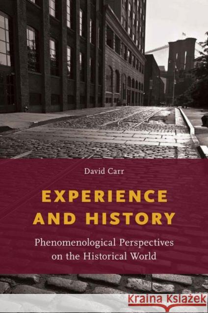 Experience and History: Phenomenological Perspectives on the Historical World David Carr 9780199377657