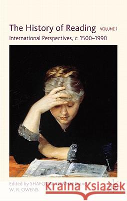 The History of Reading: International Perspectives, C. 1500-1990 Towheed, S. 9780230247512 Palgrave MacMillan