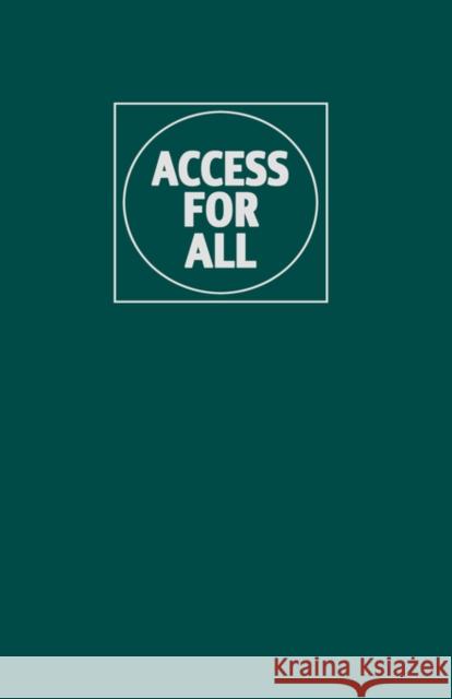 Access for All: Transportation and Urban Growth Schaeffer, K. 9780231051644