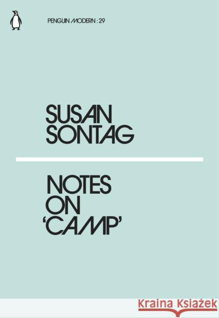 Notes on Camp Sontag Susan 9780241339701