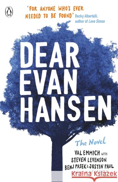 Dear Evan Hansen Benj Pasek 9780241361887 Penguin Random House Children's UK