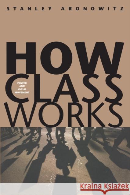 How Class Works: Power and Social Movement Aronowitz, Stanley 9780300105049 Yale University Press