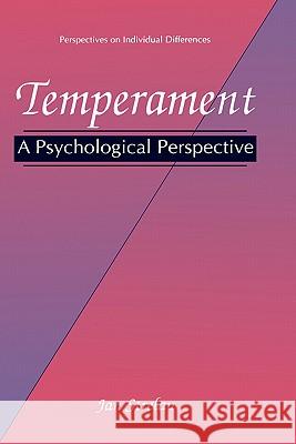 Temperament: A Psychological Perspective Strelau, Jan 9780306459450