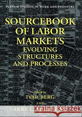 Sourcebook of Labor Markets: Evolving Structures and Processes Berg, Ivar 9780306464539 Springer