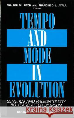 Tempo and Mode in Evolution: Genetics and Paleontology 50 Years After Simpson For the National Academy of Sciences 9780309051910 National Academy Press