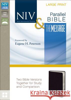 Side-By-Side Bible-PR-NIV/MS-Large Print: Two Bible Versions Together for Study and Comparison Zondervan Bibles 9780310436867 Zondervan