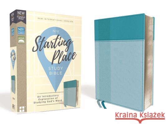 Niv, Starting Place Study Bible, Leathersoft, Blue, Comfort Print: An Introductory Exploration of Studying God's Word Zondervan 9780310450726 Zondervan