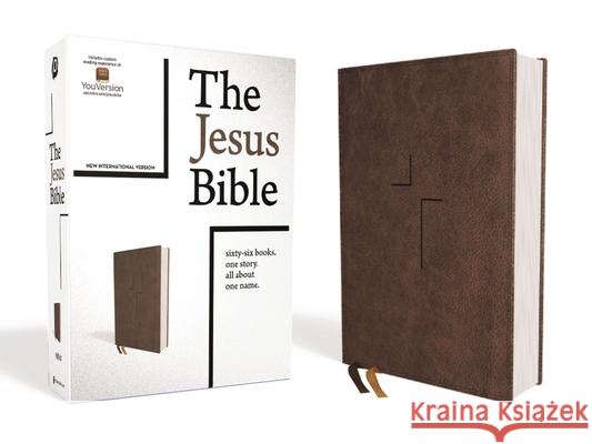 The Jesus Bible, NIV Edition, Leathersoft, Brown, Comfort Print Passion 9780310452232 Zondervan
