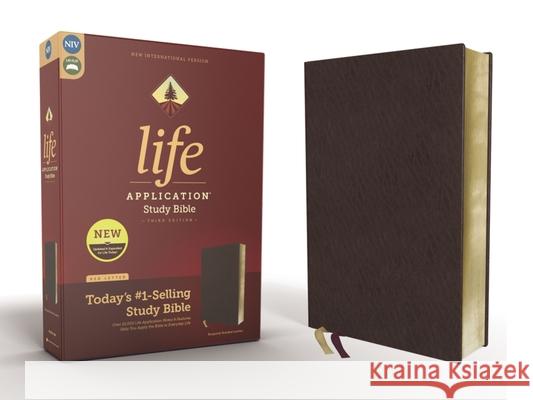 Niv, Life Application Study Bible, Third Edition, Bonded Leather, Burgundy, Red Letter Edition Zondervan 9780310452751 Zondervan
