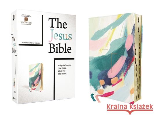 The Jesus Bible Artist Edition, Niv, Leathersoft, Multi-Color/Teal, Thumb Indexed, Comfort Print Passion                                  Louie Giglio Zondervan 9780310457541 Zondervan