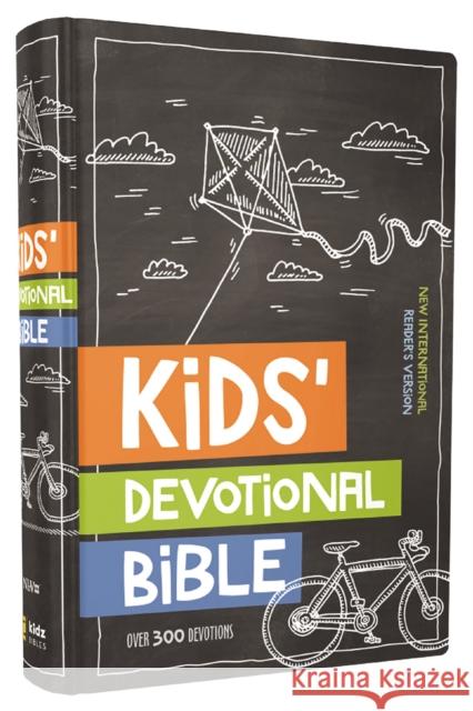 Nirv, Kids' Devotional Bible, Hardcover: Over 300 Devotions Zondervan Publishing 9780310744450