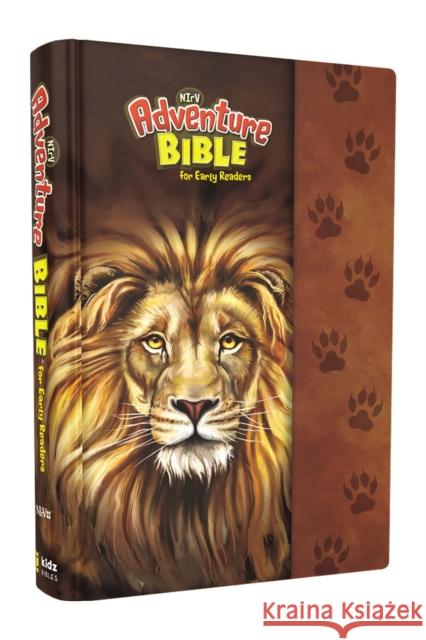 NIrV, Adventure Bible for Early Readers, Hardcover, Full Color, Magnetic Closure, Lion  9780310761396 Zonderkidz