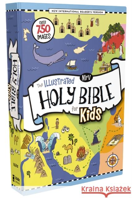 NIrV, The Illustrated Holy Bible for Kids, Hardcover, Full Color, Comfort Print: Over 750 Images Zonderkidz 9780310765790 Zonderkidz