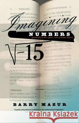 Imagining Numbers Barry Mazur 9780312421878 Picador USA