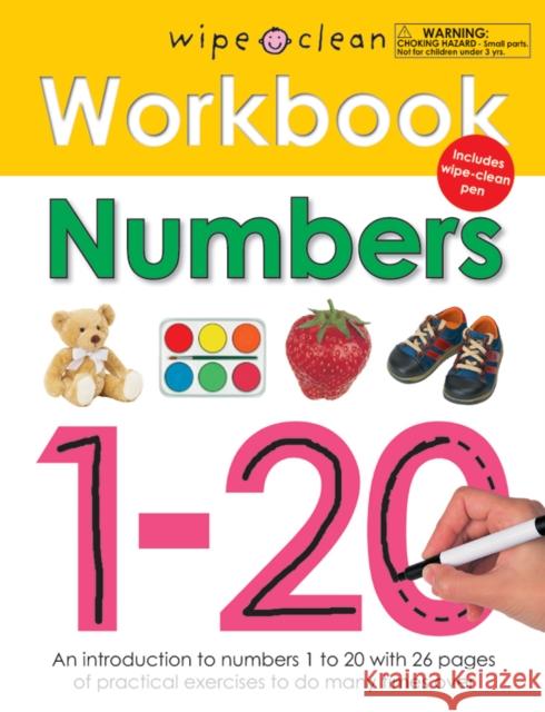 Wipe Clean Workbook Numbers 1-20 Roger Priddy 9780312508692 St. Martin's Publishing Group