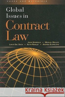 Global Issues in Contract Law West 9780314167552