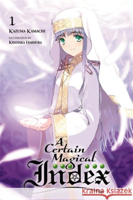 A Certain Magical Index, Vol. 1 (Light Novel) Kazuma Kamachi Kiyotaka Haimura 9780316339124 Yen on