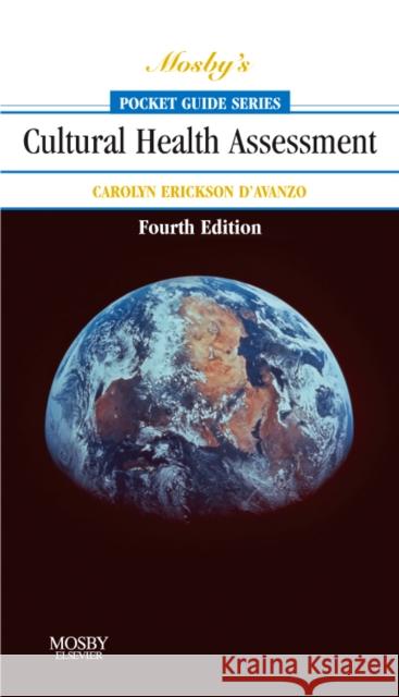 Mosby's Pocket Guide to Cultural Health Assessment Carolyn D'Avanzo 9780323048347 Mosby