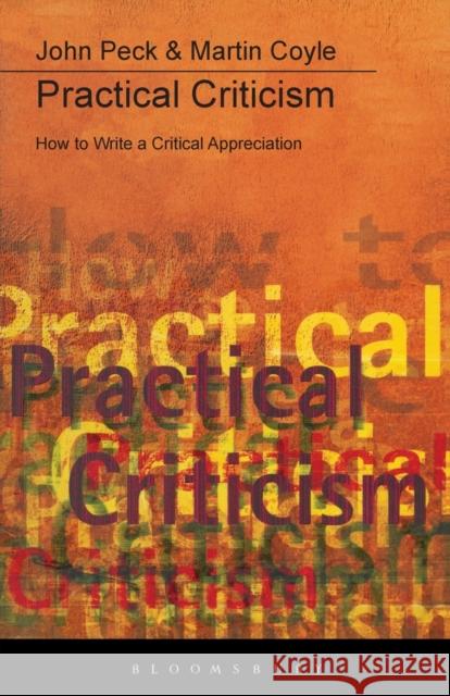 Practical Criticism J Peck 9780333632253 0
