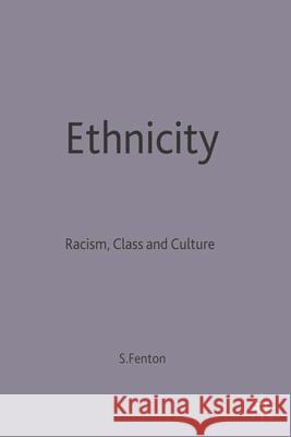 Ethnicity: Racism, Class and Culture Steve Fenton 9780333662250