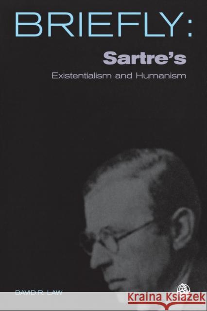 Scm Briefly: Sartre's Existentialism and Humanism Daniel, David Mills 9780334041214 SCM Press