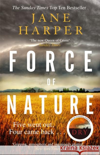 Force of Nature: The Dry 2, starring Eric Bana as Aaron Falk Jane Harper 9780349142128