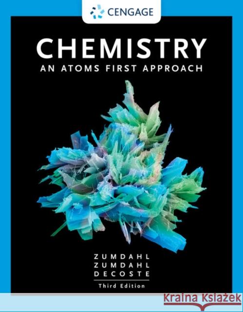 Chemistry: An Atoms First Approach Zumdahl, Steven S. 9780357363362