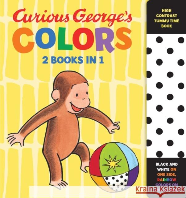 Curious George's Colors: High Contrast Tummy Time Book H. A. Rey 9780358729938 Clarion Books