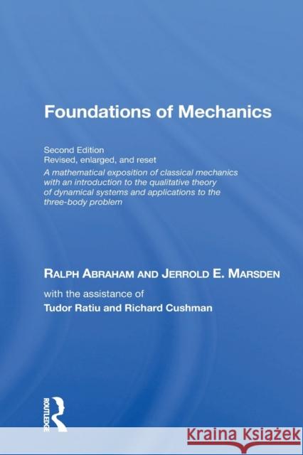 Foundations Of Mechanics (on Demand Printing Of 30102) Abraham, Ralph 9780367154967