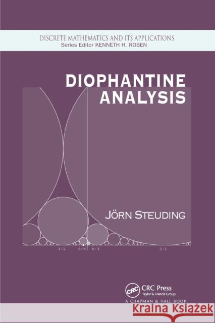 Diophantine Analysis Jorn Steuding 9780367392857