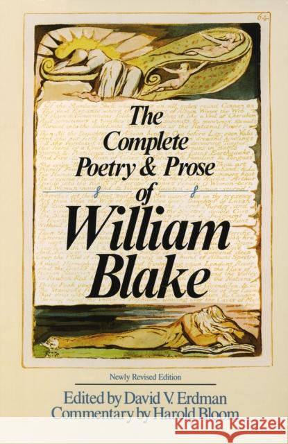 The Complete Poetry & Prose of William Blake William Blake David V. Erdman William Golding 9780385152136 Anchor Books