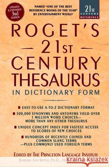 Roget's 21st Century Thesaurus: Updated and Expanded 3rd Edition, in Dictionary Form Barbara Ann Kipfer 9780385338950 Delta
