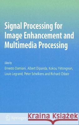 Signal Processing for Image Enhancement and Multimedia Processing Louis Legrand Albert Dipanda Kokou Yetongnon 9780387724997
