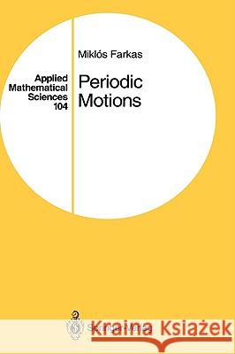 Periodic Motions Miklos Farkas 9780387942049 Springer