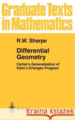 Differential Geometry: Cartan's Generalization of Klein's Erlangen Program R.W. Sharpe, S.S. Chern 9780387947327 Springer-Verlag New York Inc.