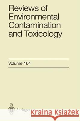Reviews of Environmental Contamination and Toxicology Ware, George W. 9780387989273 Springer
