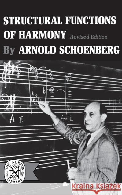 Structural Functions of Harmony Arnold Schoenberg 9780393004786