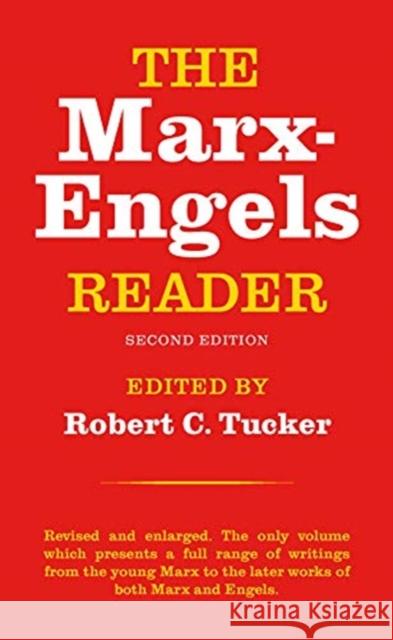 The Marx-Engels Reader C Robert 9780393090406 0