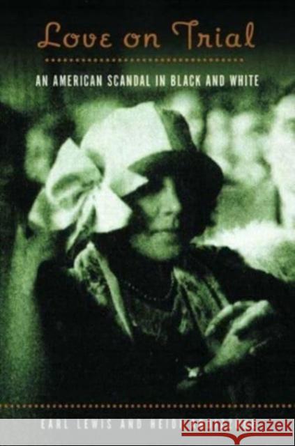 Love on Trial: An American Scandal in Black and White Earl Lewis Heidi Ardizzone 9780393323092 W. W. Norton & Company