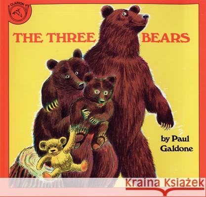The Three Bears Paul Galdone Paul Galdone 9780395288115 Clarion Books