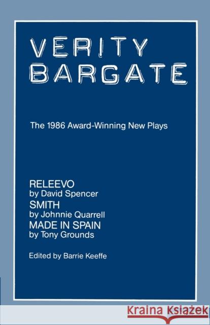 Verity Bargate Plays 1986 Various 9780413421203 Methuen