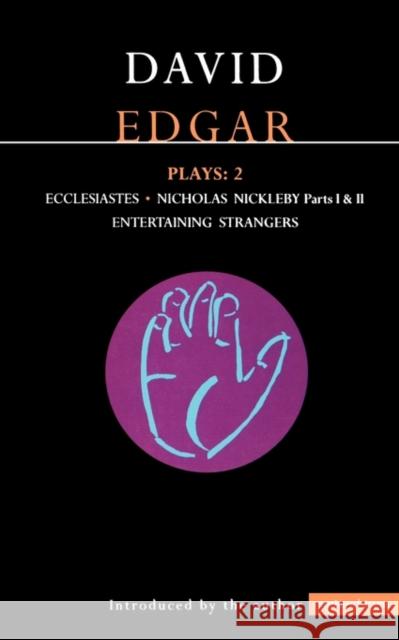 Edgar Plays Two Various 9780413630506 Methuen Publishing