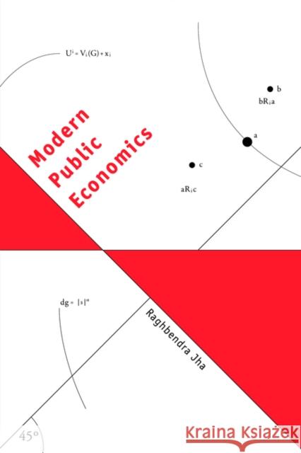 Modern Public Economics Raghbendra Jha Jha Raghbendra 9780415143158 Routledge