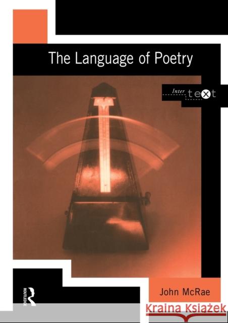 The Language of Poetry John Mcrae 9780415169288