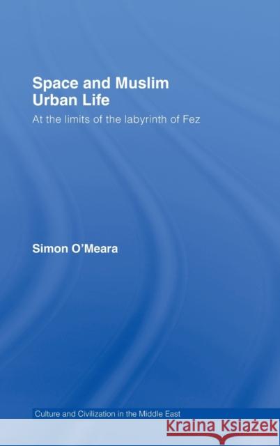 Space and Muslim Urban Life: At the Limits of the Labyrinth of Fez O'Meara, Simon 9780415386128 Routledge