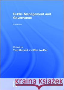 Public Management and Governance Tony Bovaird Elke L 9780415501859 Routledge