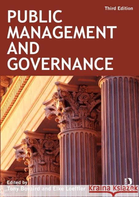 Public Management and Governance Tony Bovaird Elke L 9780415501866 Taylor & Francis Ltd