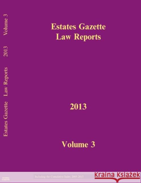 Estates Gazette Law Reports, Volume 3 Marshall, Hazel 9780415703994