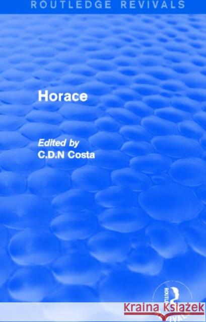 Horace Costa C 9780415743594 Routledge